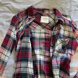 Gently worn plaid shirt